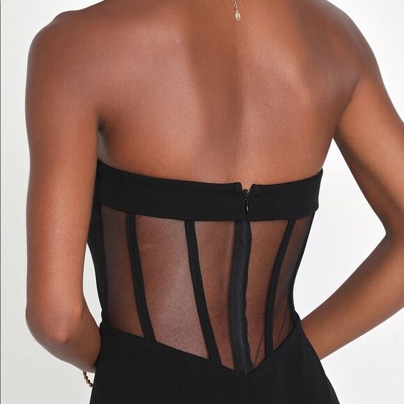 Lulu's Elegant Black Maxi Dress - Picture 3 of 7